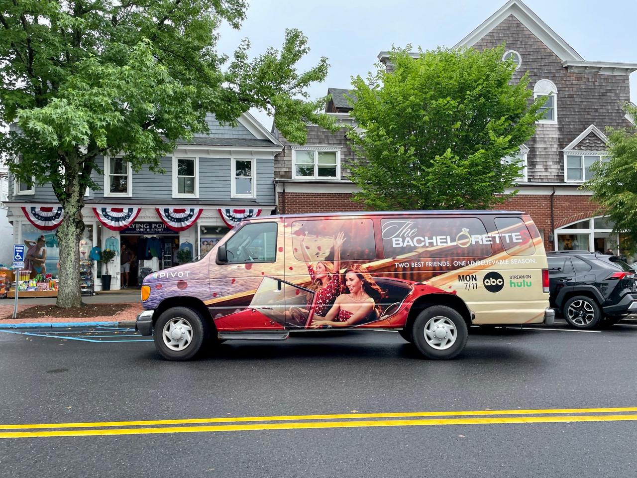 The Bachelorette ABC full van wrap transit advertising